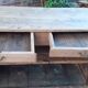 2-door, 2-drawer sideboard, old solid chestnut wood, raw wood