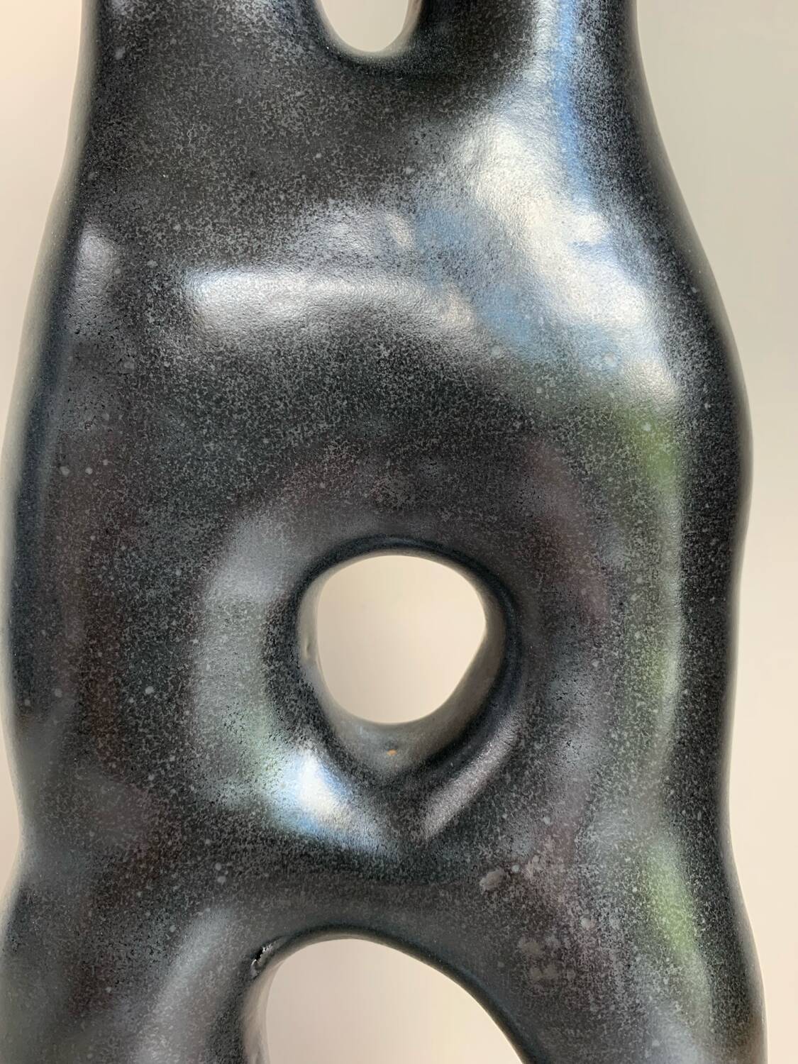 Black vase