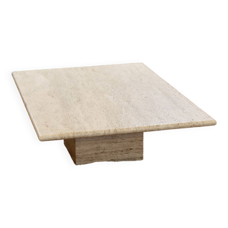 rectangular travertine coffee table 1970