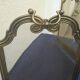 Pare feu en laiton grillagé 3 volets accessoire cheminée H 62 cm