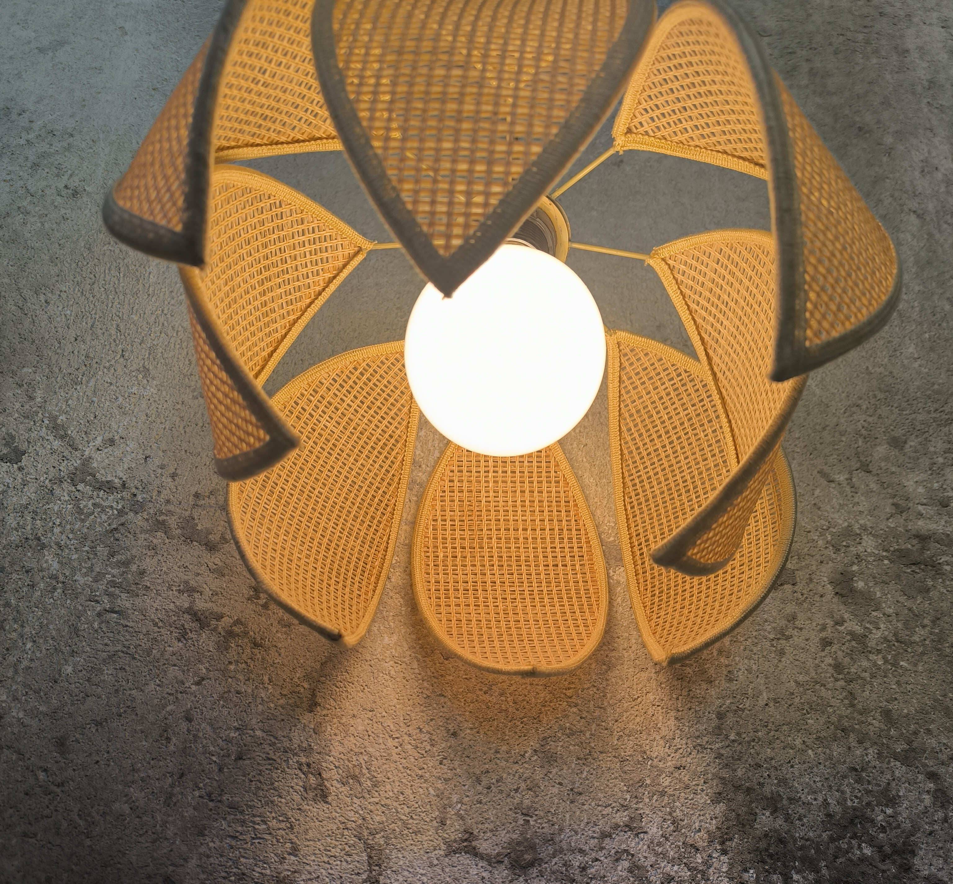 Vintage lotus flower pendant