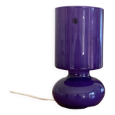 Ikea Lykta 1980s purple vintage glass table lamp