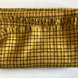 Shetland wool canvas plaid 1960