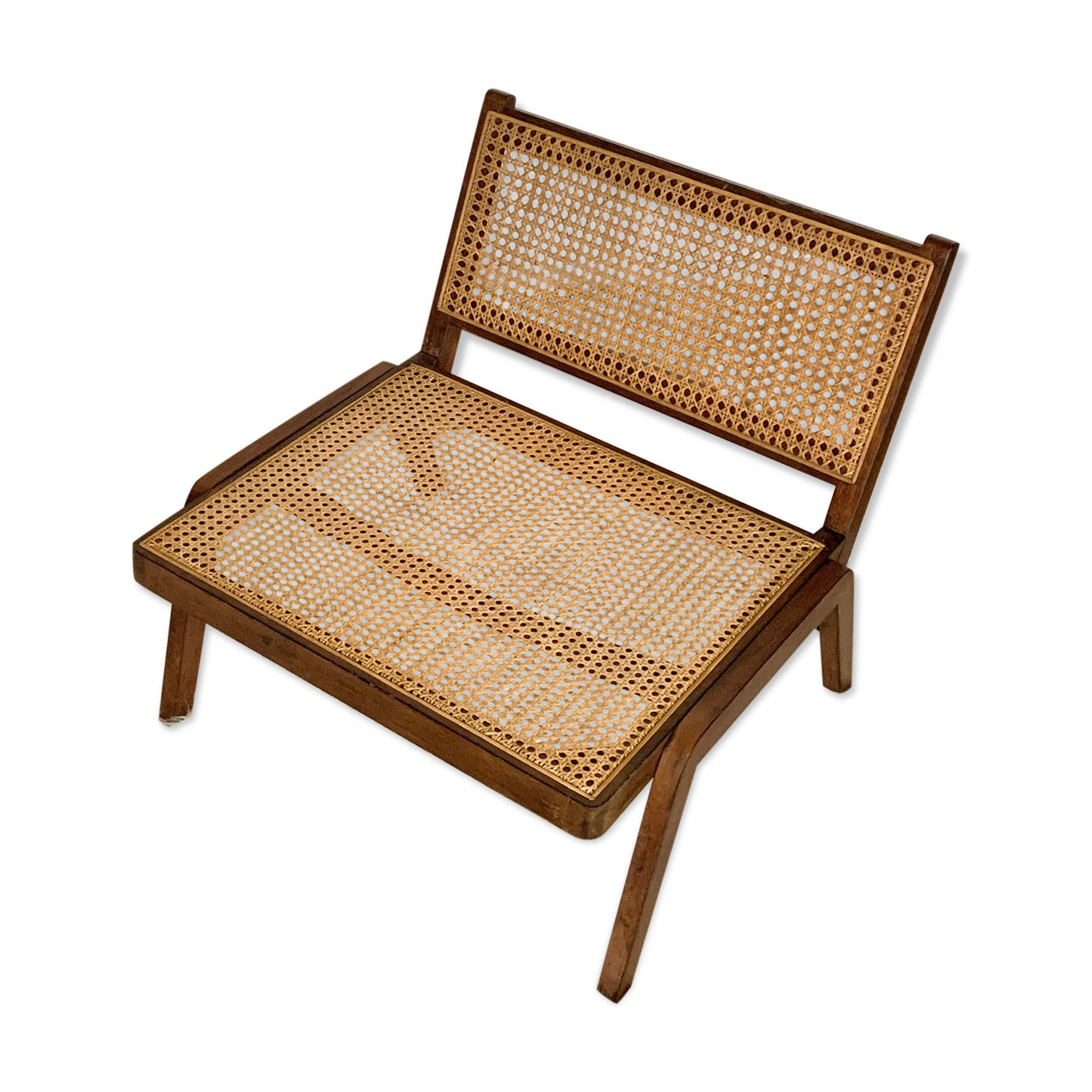 Vintage armchair in cannage