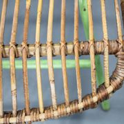 Rare pair of Alan Fuchs for ULUV rattan lounge chairs, Czechoslovakia, 1960s