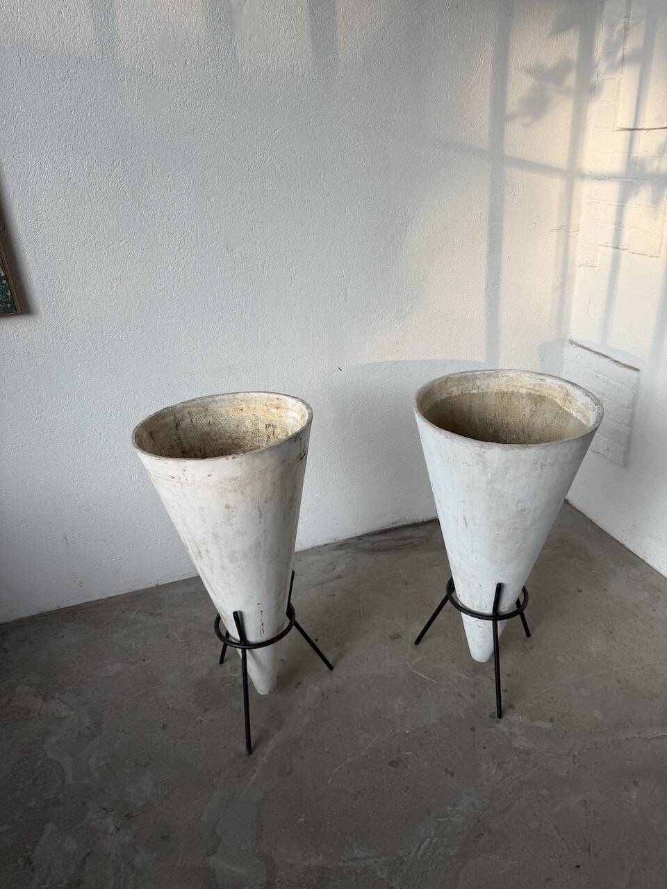 Willy Guhl planter cones x2