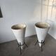Willy Guhl planter cones x2