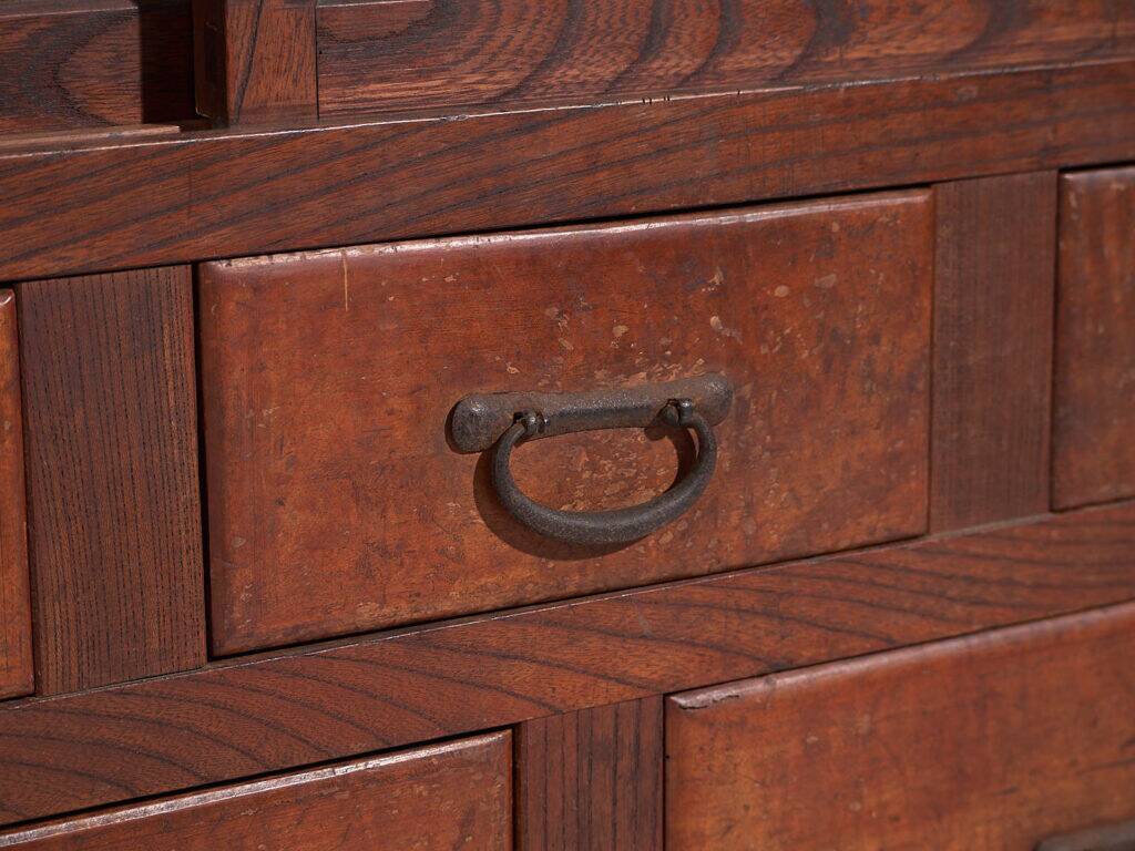 Antique Japanese Mizuya tansu cabinet – Taishō / Shōwa Period (c.1912-1945) #38