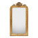 19th C Louis Philippe mirror with ornate rose crest