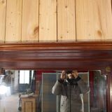 Large Louis XVI Style Mahogany Mirror