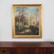 Peinture « The Forest Road », design scandinave, années 1970