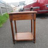 Rustic table with drawer