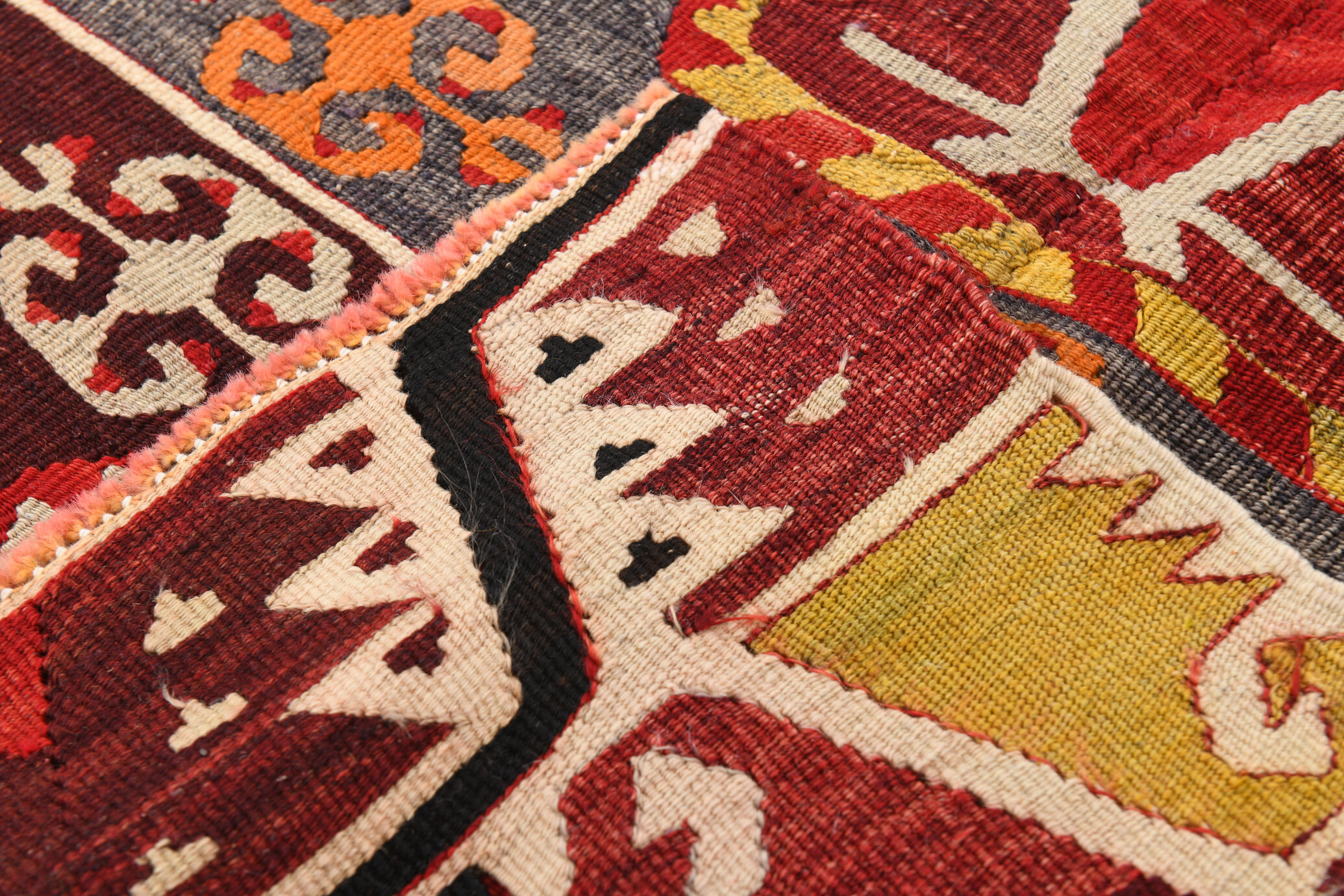Multicolor Kilim Rug, 169x370Cm Vintage Kilim Rug, Living Room Rug,