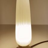 Lampe Vintage Années 50 Verre, Laiton Verre, Jaune