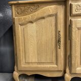 Oak buffet with marquetry