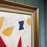 Peinture abstraite encadrée