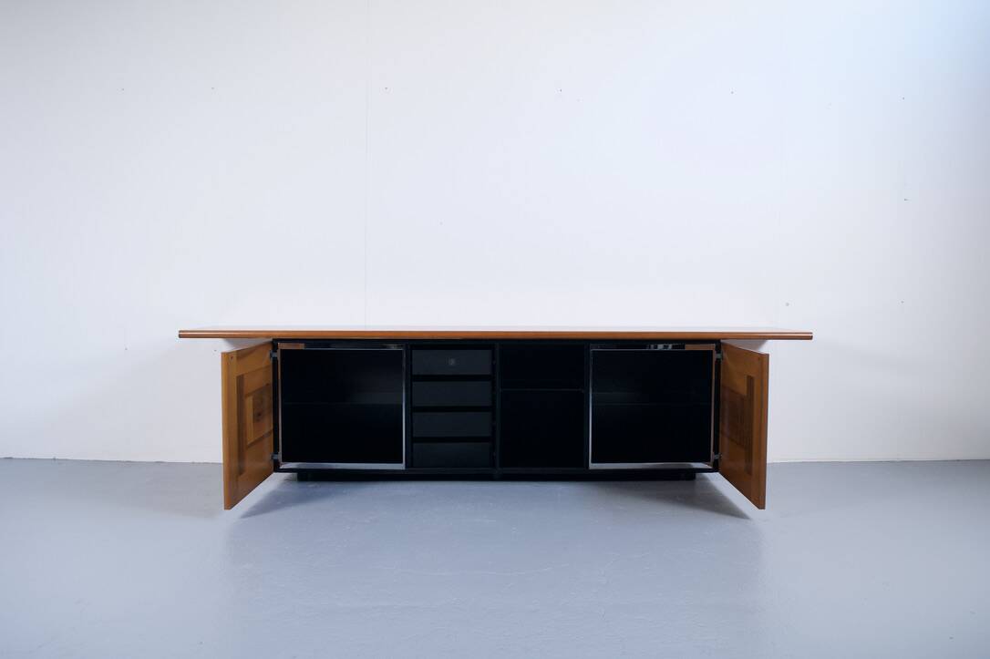 Enfilade Sheraton Giotto Stoppino & Lodovico Acerbis exotic wood Acerbis