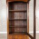 Vitrine ou bibliothèque en bois et placage d'acajou, 1890