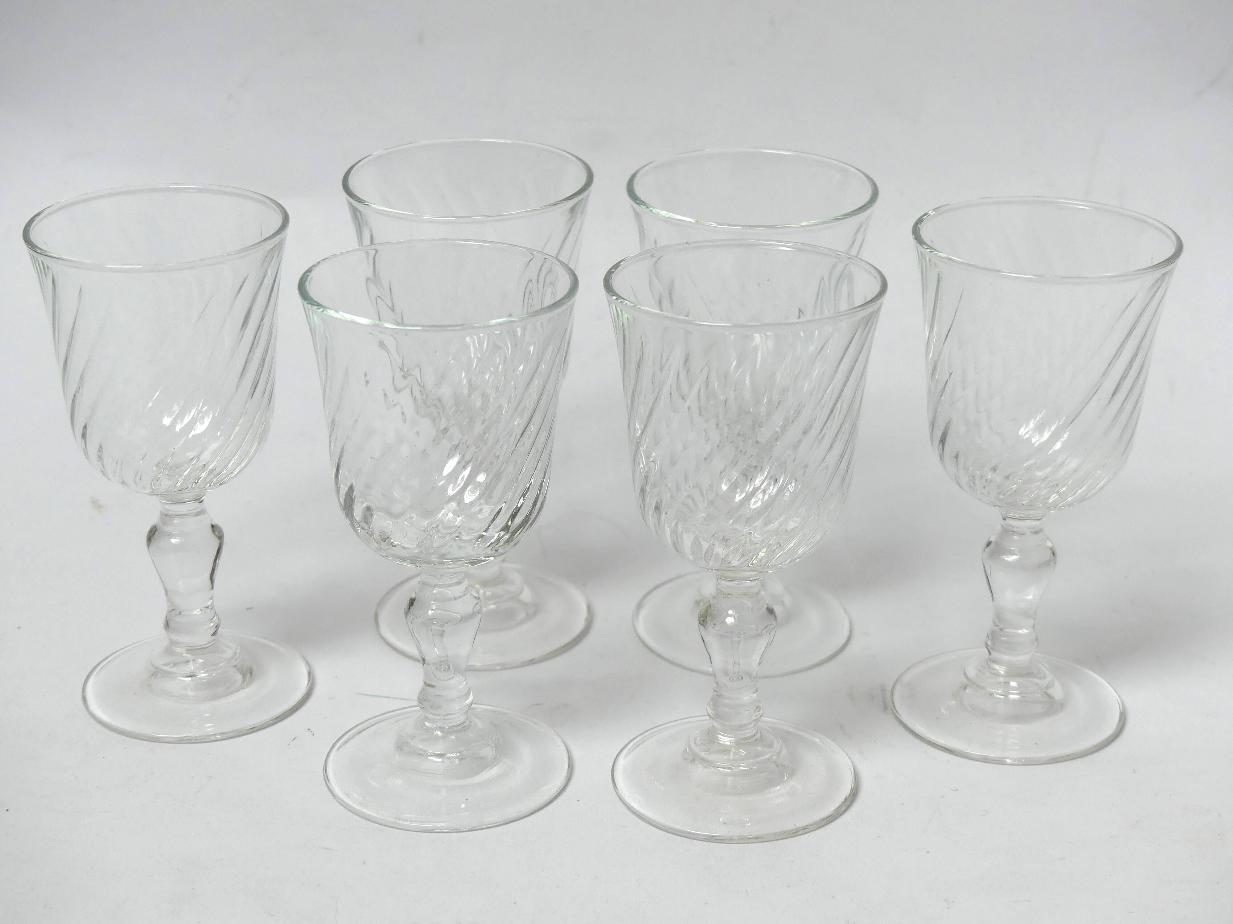 Luminarc liqueur glasses