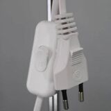 Mushroom floor lamp space age metal Napako 1970s Czechoslovakia