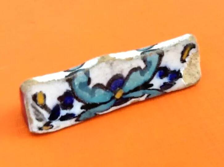 1930s 10 Knife Holders Glazed Ceramic