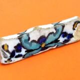 1930s 10 Knife Holders Glazed Ceramic