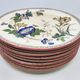Victorian plate set by Brownfield & Sons model "Texas" England 1880