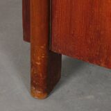 Wooden chest of drawers from the 1950s