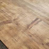 Old rustic farm table made in 1900s in oak - 1m22
