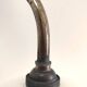 Art deco wall light clichy glass white brass porcelain