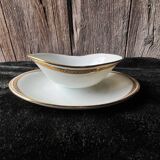 Limoges porcelain sauceboat