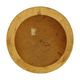 Large Round Wooden Butler Mirror Convex Mirror Witch's Eye Gold