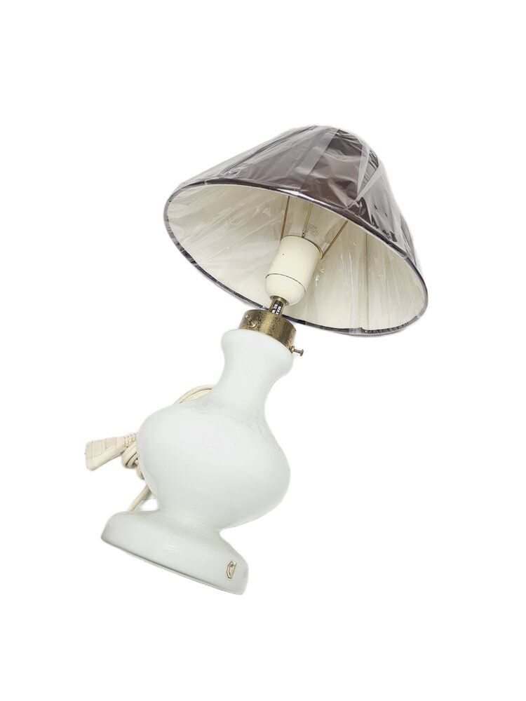 Classical bedside lamp from Holmegaard, Denmark, 1970s