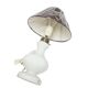 Classical bedside lamp from Holmegaard, Denmark, 1970s