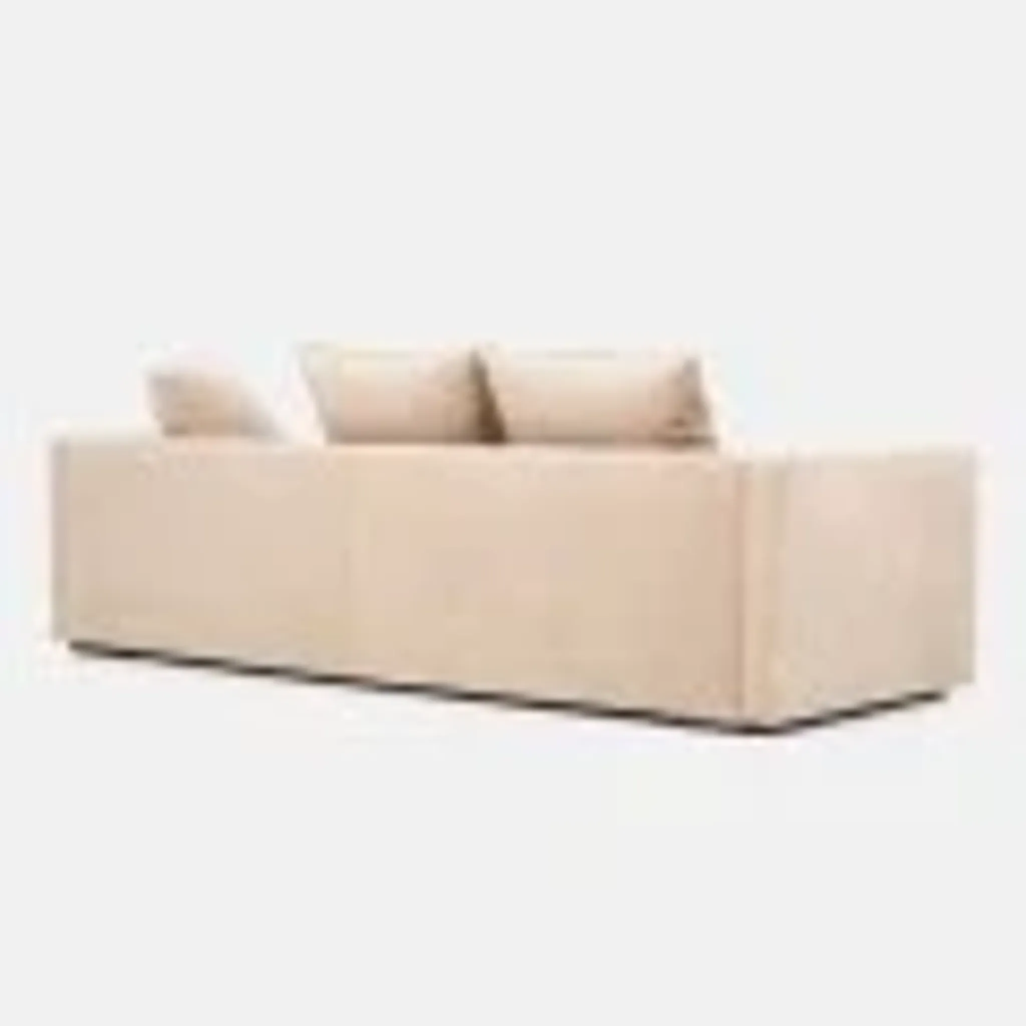 Sofa KOPENHAGA beige velour, Scandinavian design