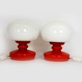 Glass Table Lamps by Stepan Tabery for Osvetlovaci Sklo, 1970s,