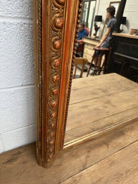 Miroir doré fin XIXème