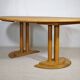 Mid Century Extendable Solid Alder Dining Table by Rainer Daumiller, 1970s