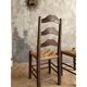 Paire de chaises en paille