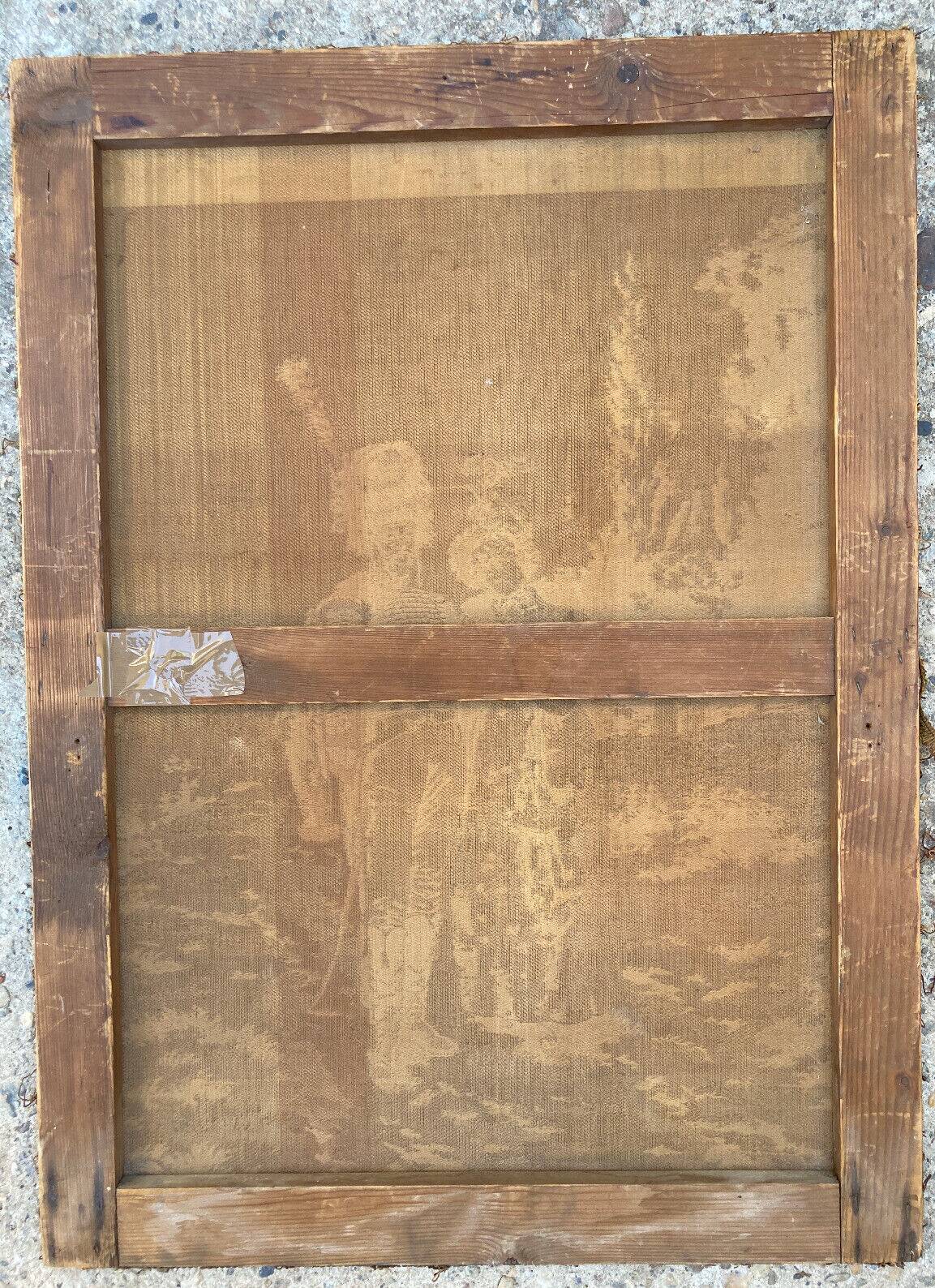 Pair of nineteenth century tapestries featuring a hussar and an elegant