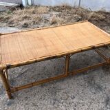 Rattan coffee table