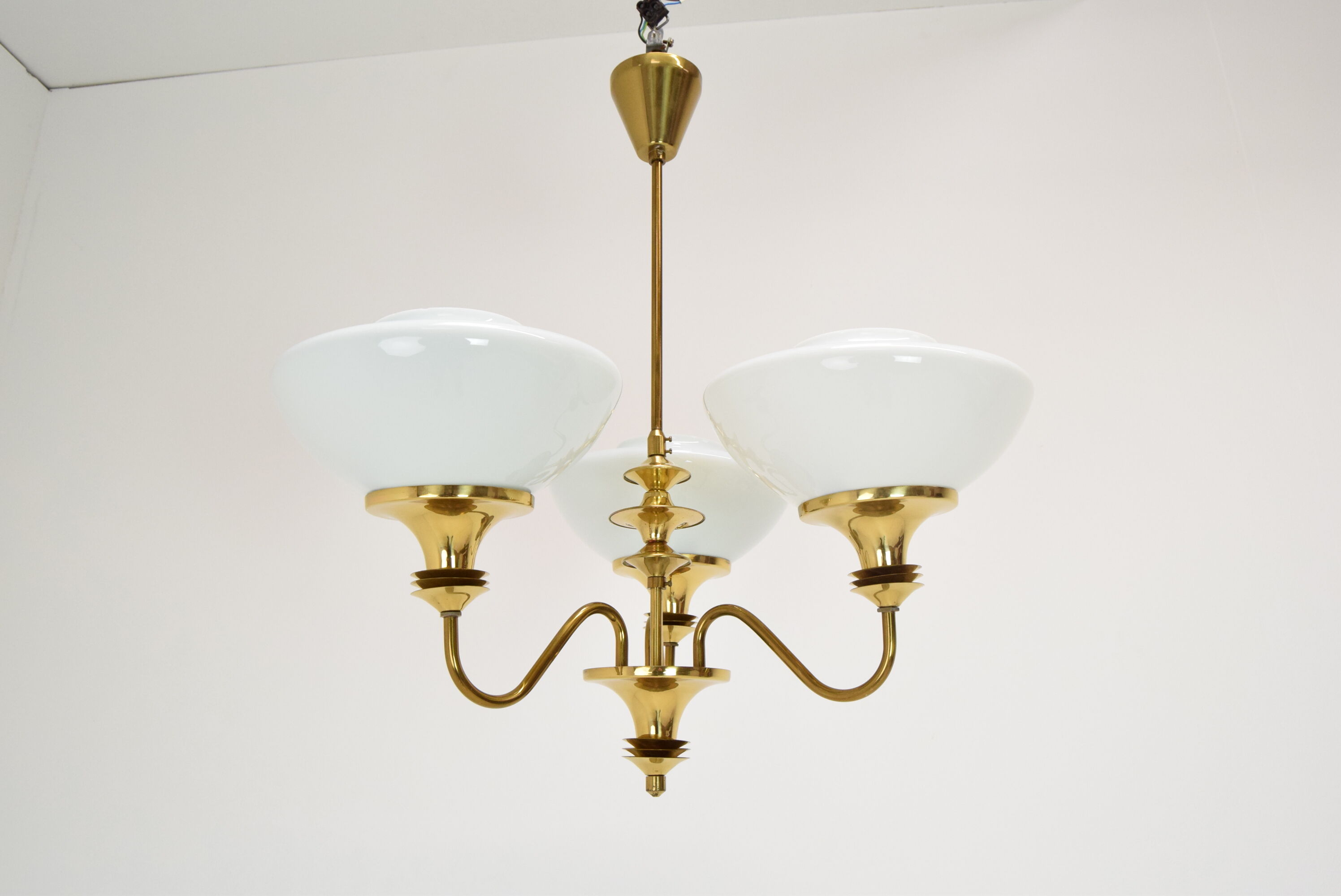 Mid-century chandelier, Czechoslovakia, 1970s