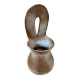 Ancien pot suspension murale dehoux j.m. grès beige luc en diois