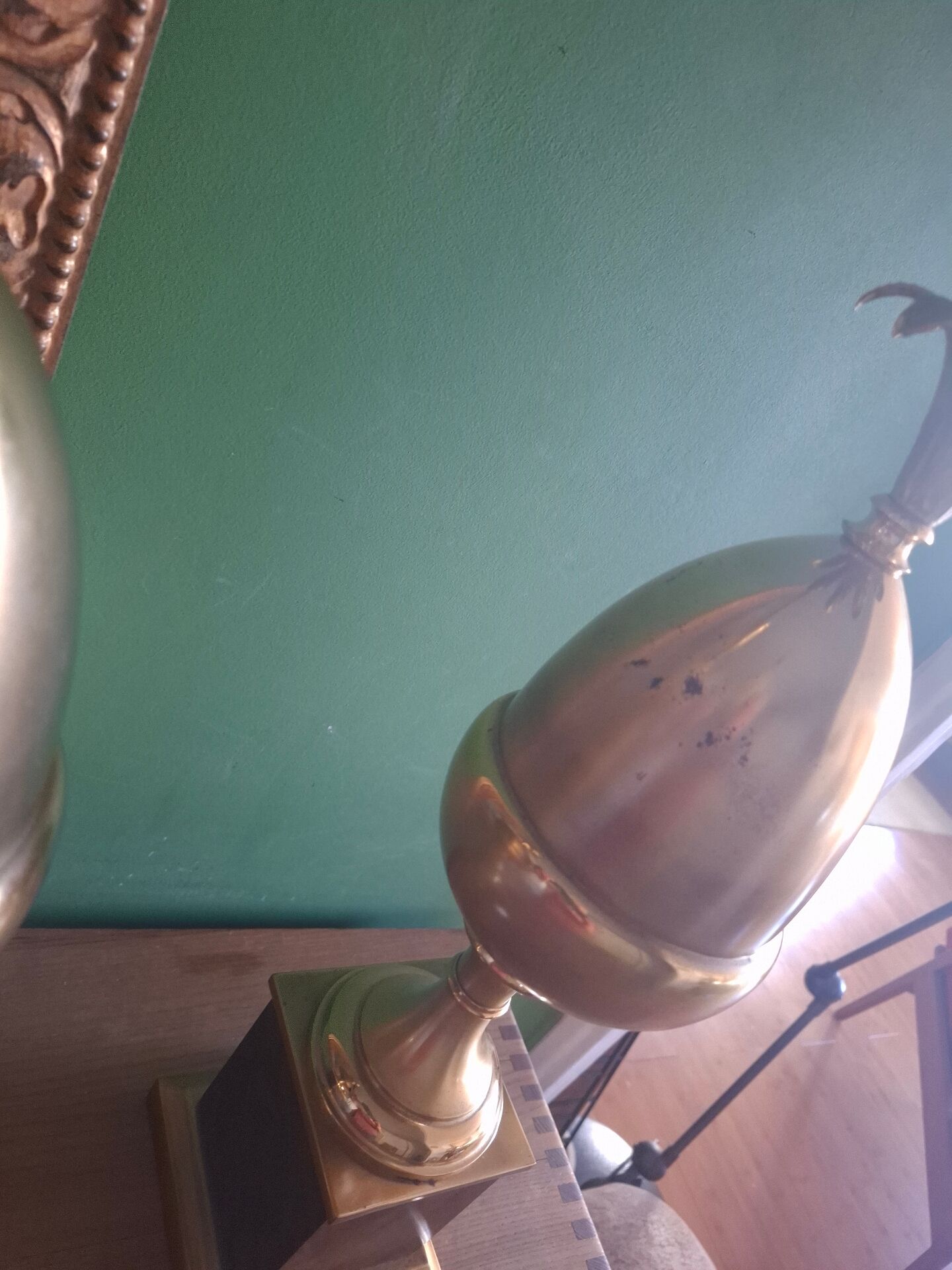 Lampe ananas Hollywood regency
