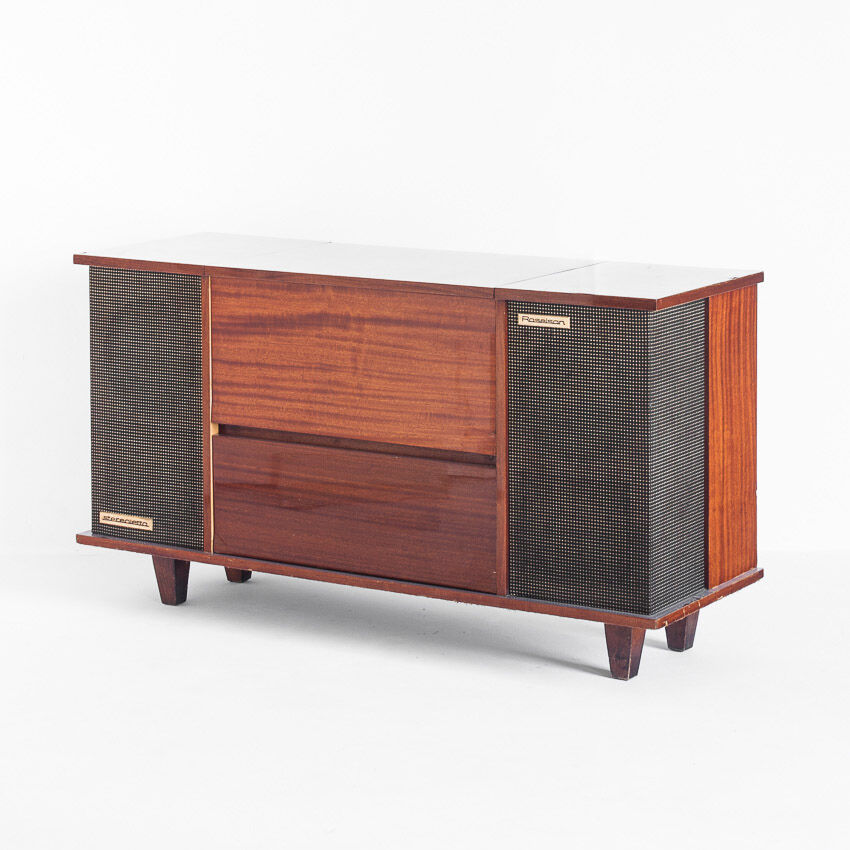 Hi-Fi cabinet with tubes / vintage Stereoletta lamps by Roselson, Spain 1960