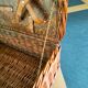 Coracle vintage wicker picnic basket