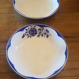 Set of 2 plates digoin sarreguemines model corsica