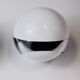 SPACE-AGE WALL LIGHT BY MARCA SL, WHITE OPALINE, SPAIN,
