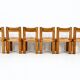 Set of 6 "S11" dining chairs by Pierre Chapo, 1966