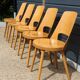 5 BAUMANN “MONDOR” light beech chairs